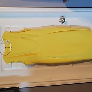 Calvin Klein yellow dress